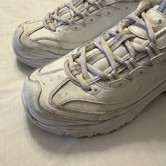 Skechers Women's D'lites SN11931EW Athletic Shoes Sneaker White Sz 11 - Picture 14 of 16